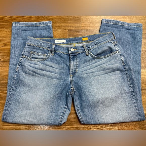 Anthropologie pilcro and the letterpress medium wash low rise denim jeans 31 EUC - Picture 13 of 13